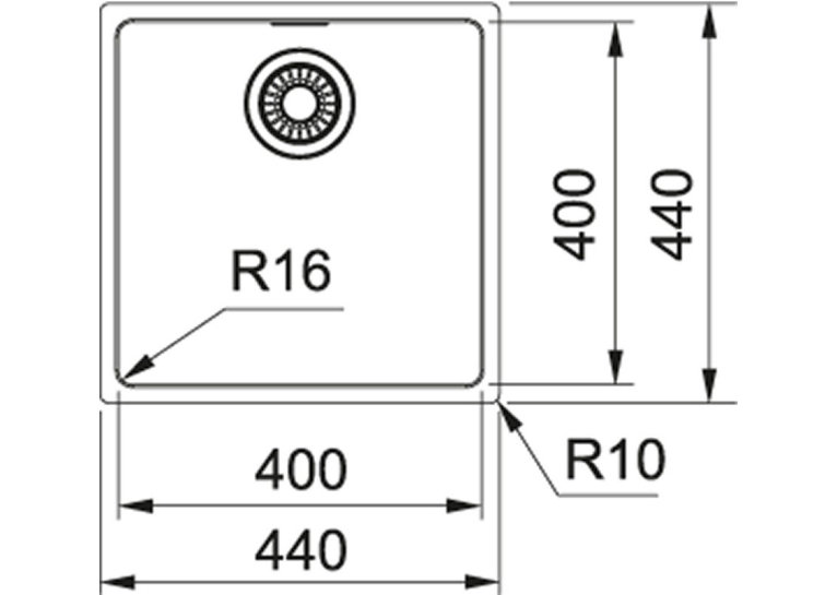 Franke Кухонна мийка Maris MRX 110-40/122.0598.646/нержав.сталь полірована