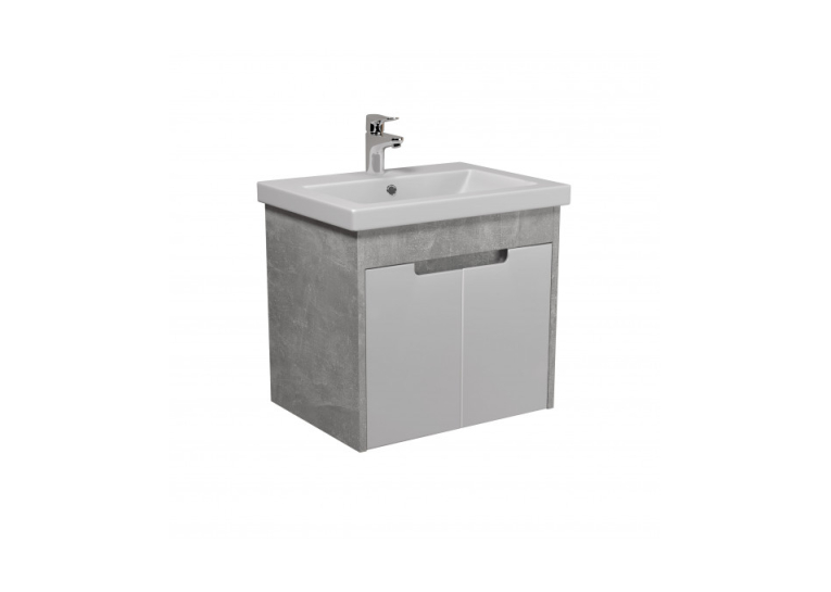 Тумба Мойдодир Smart Loft 60-A з умивальником Cersanit Como 60 00-0008070