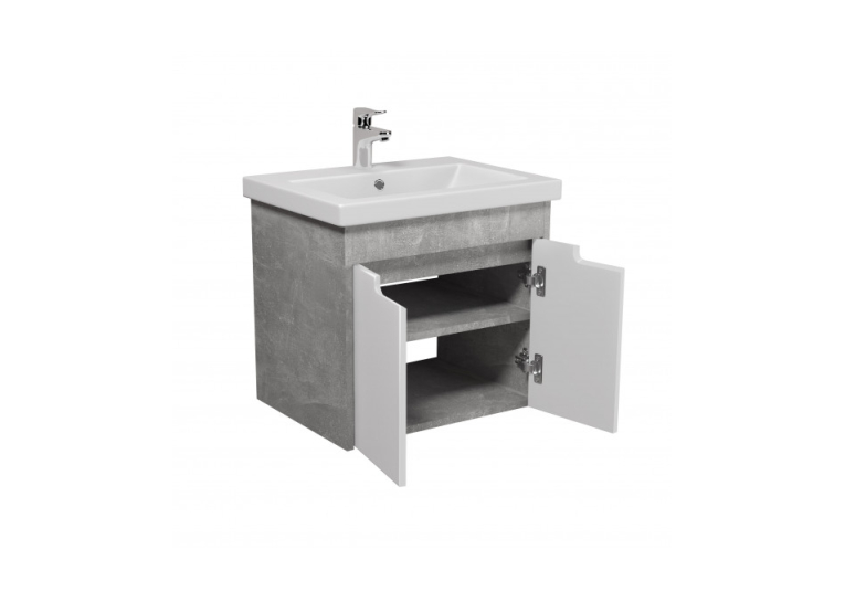Тумба Мойдодир Smart Loft 60-A з умивальником Cersanit Como 60 00-0008070