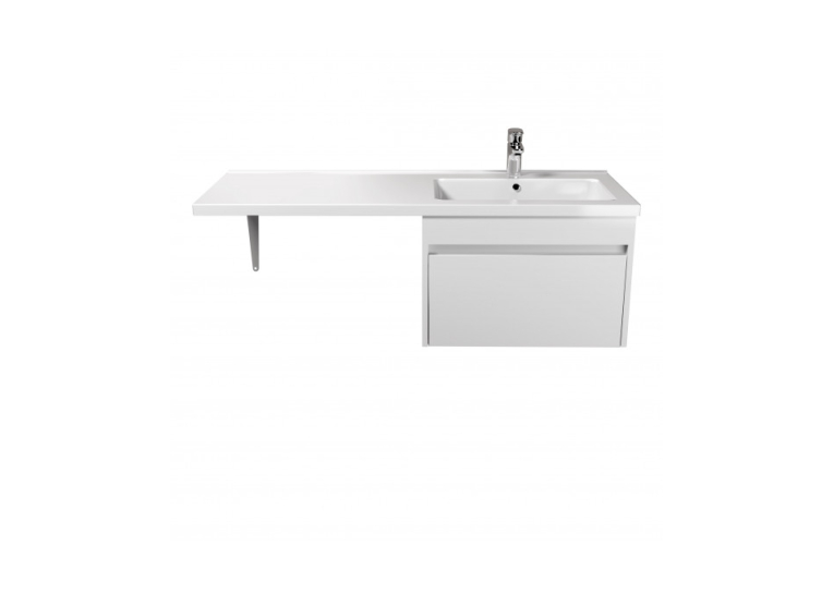 Тумба Мойдодыр Prime 60-А-W с умывальником Rodeo 120 R с крылом над стиральной машиной Подвесная 00-0008225
