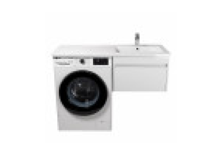 Тумба Мойдодыр Prime 60-А-W с умывальником Rodeo 120 R с крылом над стиральной машиной Подвесная 00-0008225