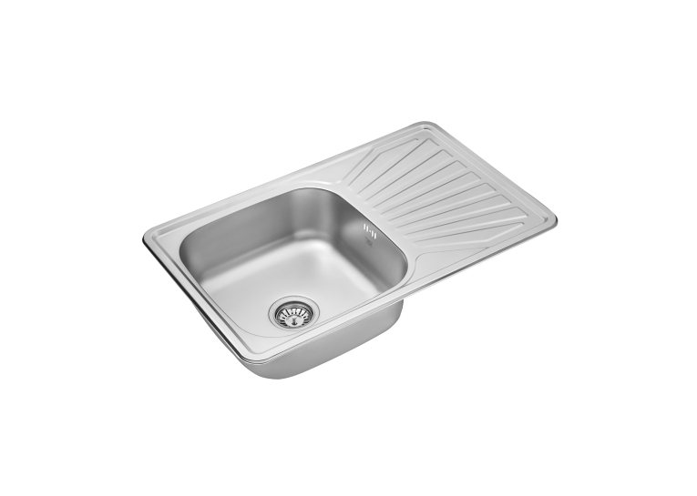 Кухонна мийка Kroner KRP Satin - 7848 (0.8 мм) CV022789
