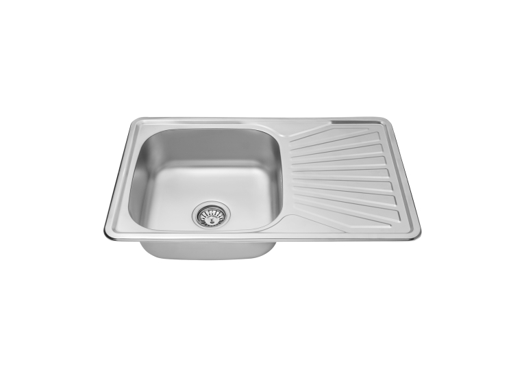 Кухонна мийка Kroner KRP Satin - 7848 (0.8 мм) CV022789