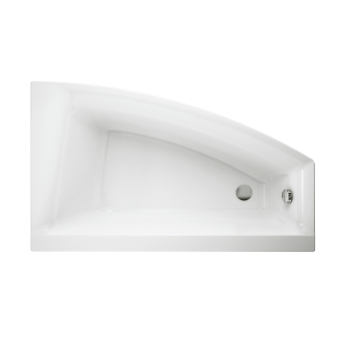 Ванна асиметрична Virgo Max 150 права