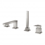 Одноважільний змішувач для ванни на 4 отвори Grohe Eurocube 19897DC1 Сталь