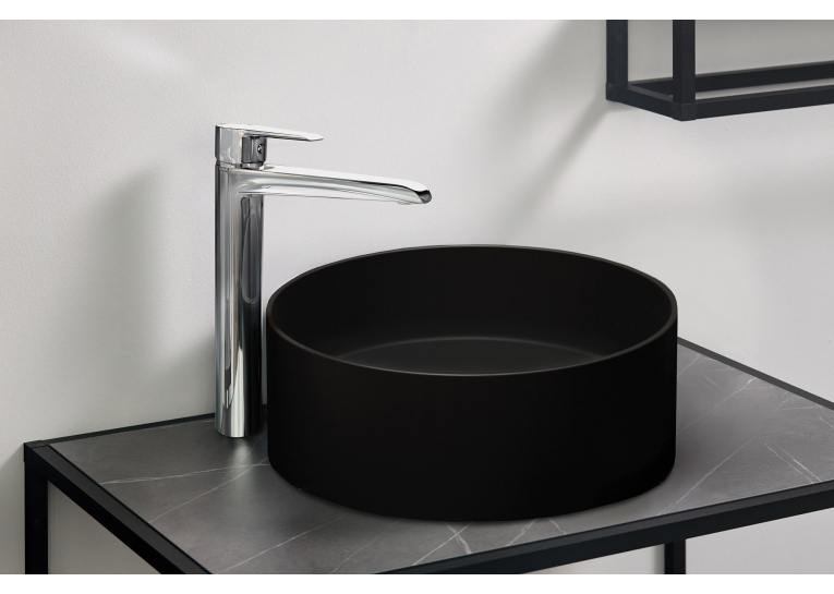 Гранітний умивальник для стільниці Deante SILIA nero CQS_NU4S