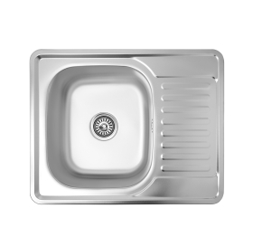 Кухонна мийка Kroner KRP Satin - 6350 (0.8 мм) CV022779