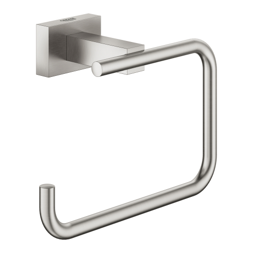 Тримач туалетного паперу без кришки Grohe Essentials Cube 40507DC1 Сталь