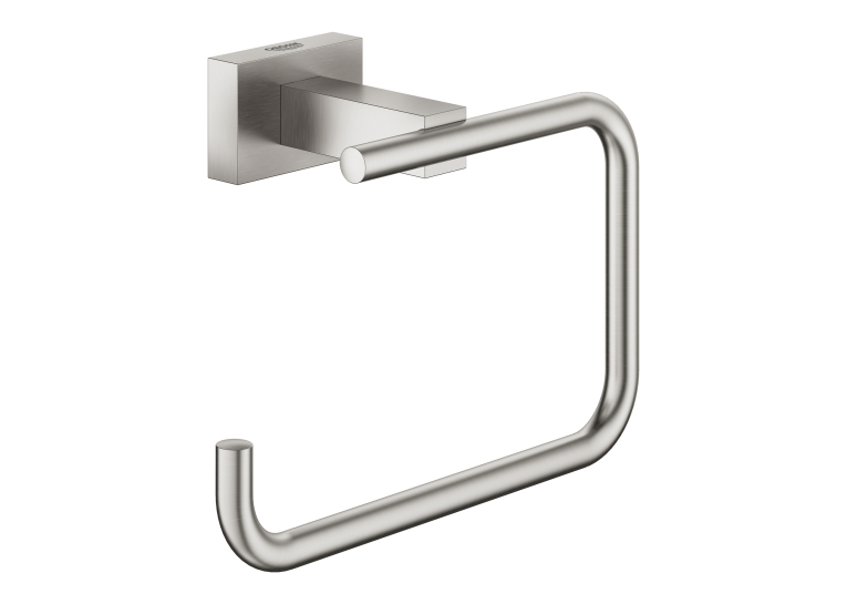 Тримач туалетного паперу без кришки Grohe Essentials Cube 40507DC1 Сталь