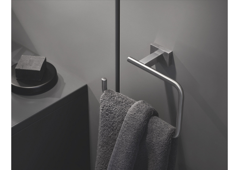 Держатель туалетной бумаги без крышки Grohe Essentials Cube 40507DC1 Сталь