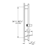 Душова штанга, 900 мм Grohe RSH SmartActive 26603AL0