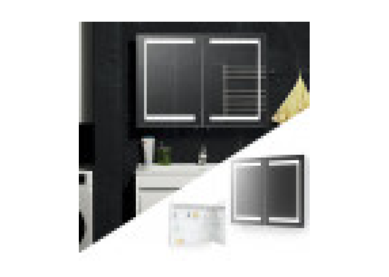 Дзеркальна шафа Мойдодир Oskar ЗШ-100 LEDx2 00-0008252