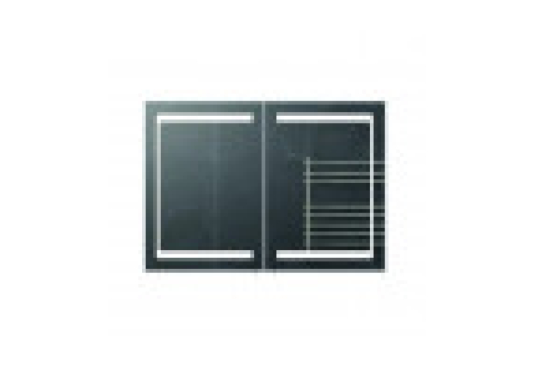 Дзеркальна шафа Мойдодир Oskar ЗШ-100 LEDx2 00-0008252