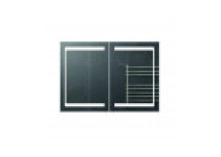 Дзеркальна шафа Мойдодир Oskar ЗШ-100 LEDx2 00-0008252