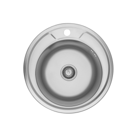 Кухонна мийка Kroner KRP Satin - 490 (0.8 мм) Satin-49008180