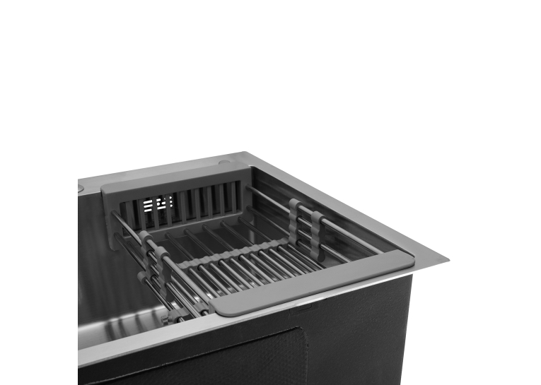 Кухонна мийка Kroner KRP Gebürstet - 6050HM (3.0/1.0 мм) CV022802