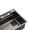 Кухонна мийка Kroner KRP Schwarze - SET7545HM PVD (3.0/0.8 мм) CV033382