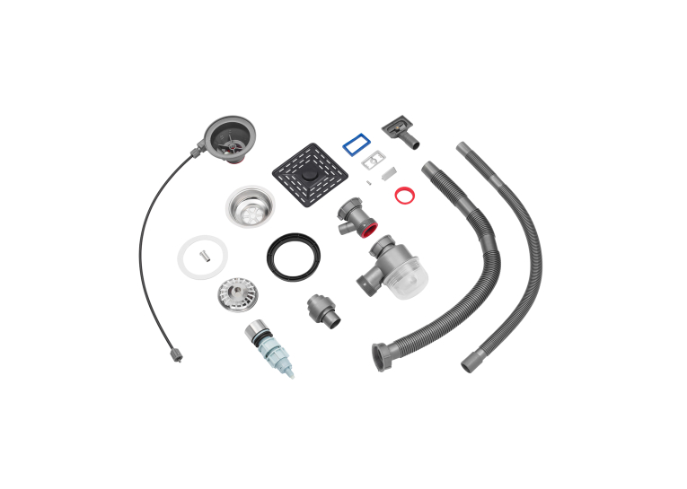 Кухонна мийка Kroner KRP Schwarze - SET7545HM PVD (3.0/0.8 мм) CV033382