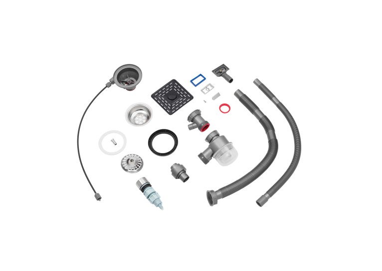 Кухонна мийка Kroner KRP Schwarze - SET7545HM PVD (3.0/0.8 мм) CV033382