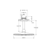 Однорычажный смеситель для ванны Grohe RSH 310 SmartActive 26477AL0 Верхний душ с душевым кронштейном, 2 реж.