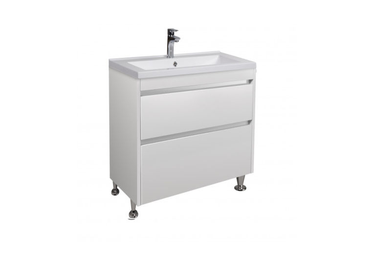Тумба Мойдодир Prime 80 з умивальником Cosmo 80 на ніжках 00-0008149