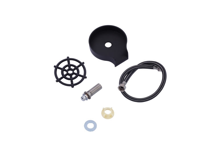 Кухонна мийка Kroner KRP Schwarze - SET7545NB PVD (3.0/0.8 мм) CV033805