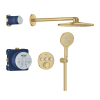 Душева система прихованого монтажу Grohe Grohtherm SmartControl Brushed Gold 34863GN0 Золото матове