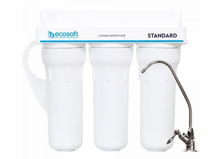 Ecosoft Фільтр Standard, потрійний, поліпропілен + 2 вугільних картриджа