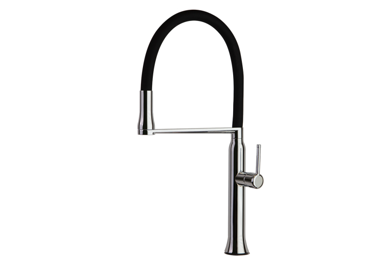 Змішувач для кухні Ramon Soler KITCHEN з гнучким висувним шлангом, хром (386801MA38E303484)