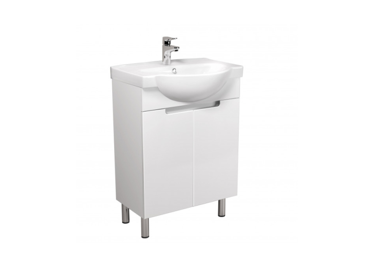 Тумба Мойдодир Tetris White 65 з умивальником Freja 65 00-0008039