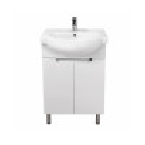 Тумба Мойдодир Tetris White 65 з умивальником Freja 65 00-0008039