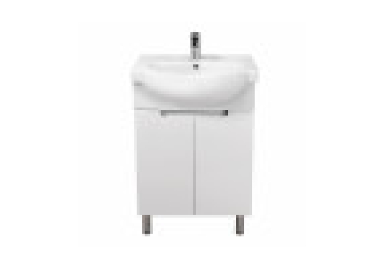Тумба Мойдодир Tetris White 65 з умивальником Freja 65 00-0008039