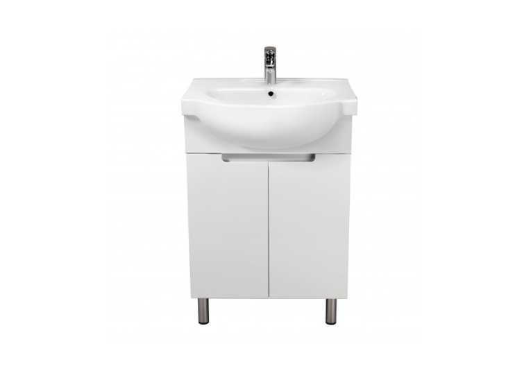 Тумба Мойдодир Tetris White 65 з умивальником Freja 65 00-0008039