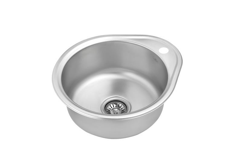 Кухонна мийка Kroner KRP Satin - 4843 (0.8 мм) CV022757