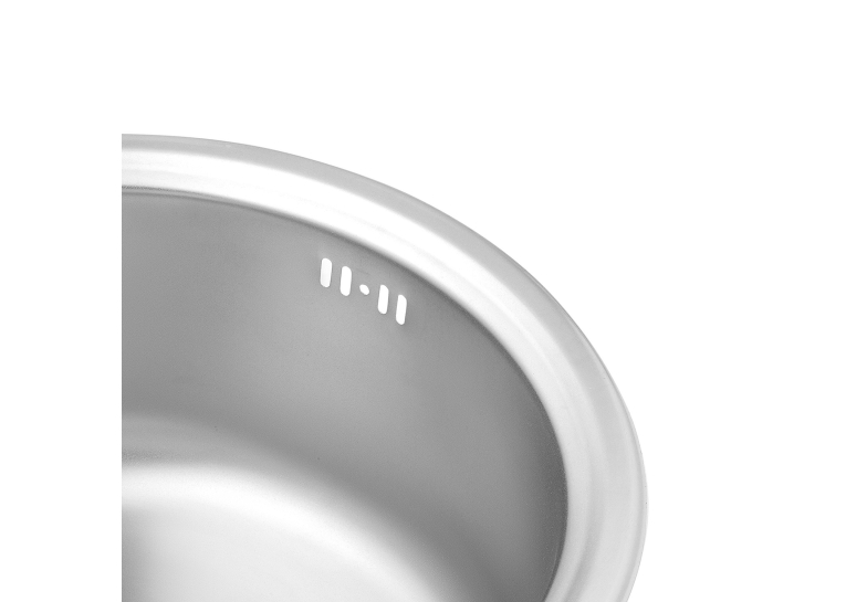 Кухонна мийка Kroner KRP Satin - 4843 (0.8 мм) CV022757
