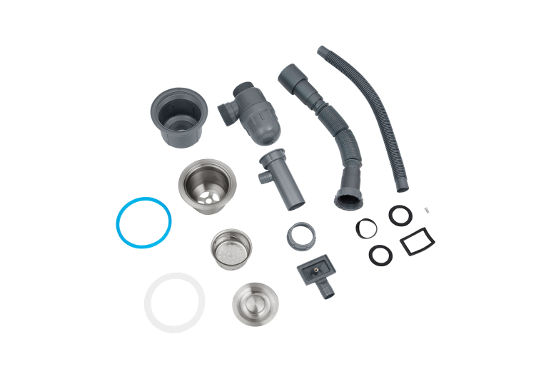 Кухонна мийка Kroner KRP Schwarze - SET7545NG PVD (3.0/0.8 мм) CV033806