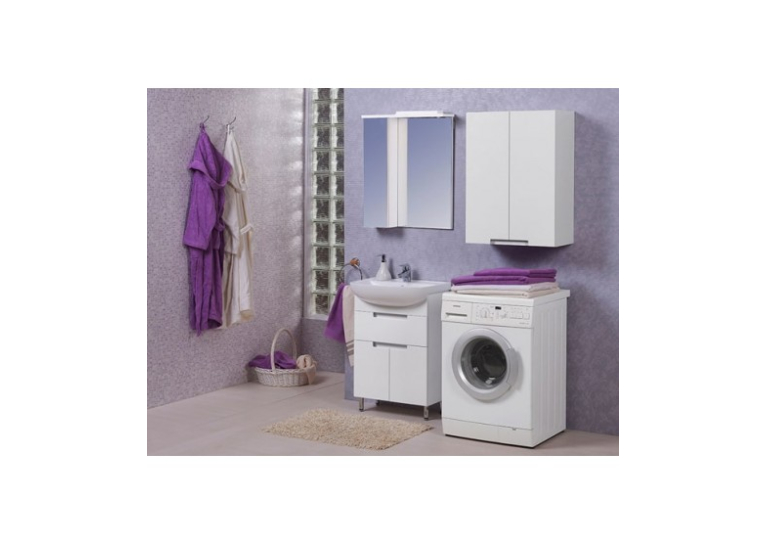 Тумба Мойдодир Тетріс 60 з умивальником Arteco 60 біла 00-00001864