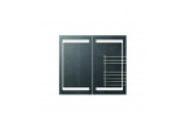 Дзеркальна шафа Мойдодир Oskar ЗШ-80 LEDx2 00-0008251