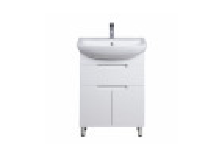 Тумба Мойдодир Тетріс 60 з умивальником Arteco 60 біла 00-00001864
