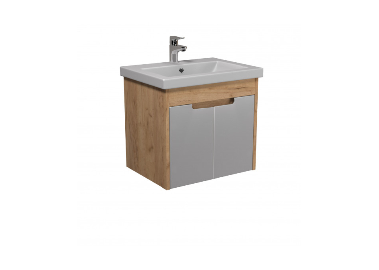 Тумба Мойдодир Smart Craft 60-A з умивальником Cersanit Como 60 00-0008069