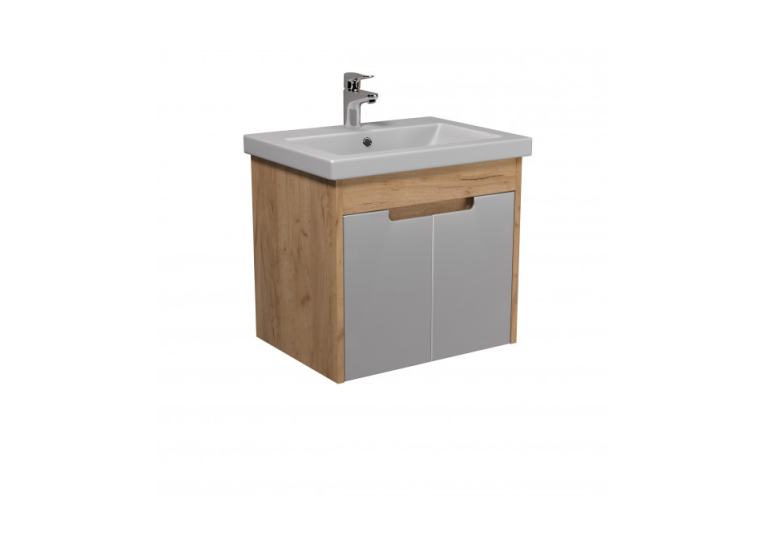 Тумба Мойдодир Smart Craft 60-A з умивальником Cersanit Como 60 00-0008069