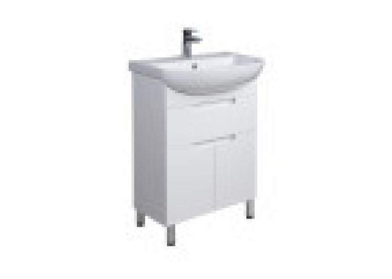 Тумба Мойдодир Тетріс 60 з умивальником Arteco 60 біла 00-00001864
