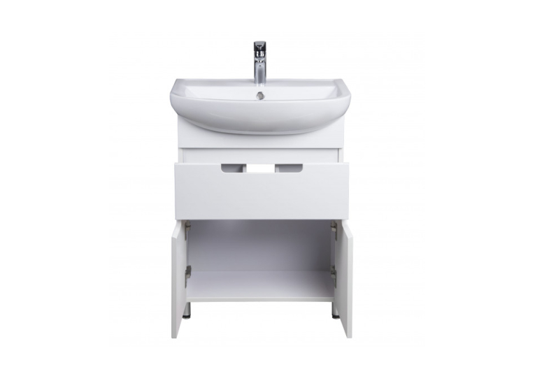 Тумба Мойдодир Тетріс 60 з умивальником Arteco 60 біла 00-00001864