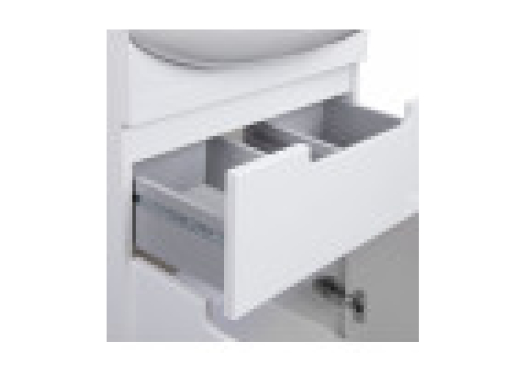 Тумба Мойдодир Тетріс 60 з умивальником Arteco 60 біла 00-00001864