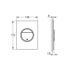 Панель змиву GROHE Nova Cosmopolitan S (37601GN0) Золото матове