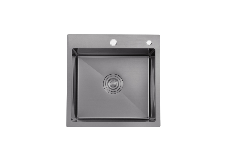 Кухонная мойка Kroner KRP Schwarze - 4545HM PVD (3.0/1.0 мм) CV033856