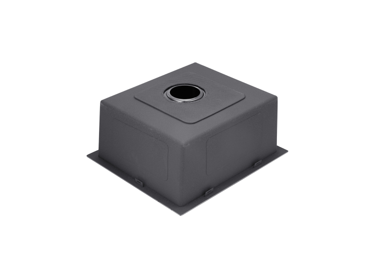 Кухонная мойка Kroner KRP Schwarze - 4545HM PVD (3.0/1.0 мм) CV033856