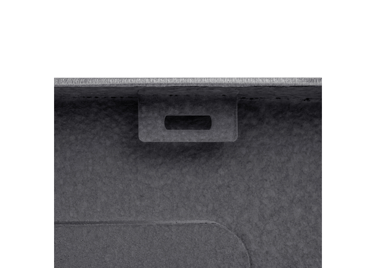 Кухонная мойка Kroner KRP Schwarze - 4545HM PVD (3.0/1.0 мм) CV033856