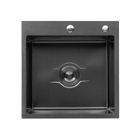 Кухонна мийка Kroner KRP Derby - 5050HM PVD (2,5/0,5 мм) CV027240