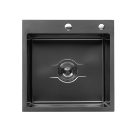 Кухонна мийка Kroner KRP Derby - 5050HM PVD (2,5/0,5 мм) CV027240